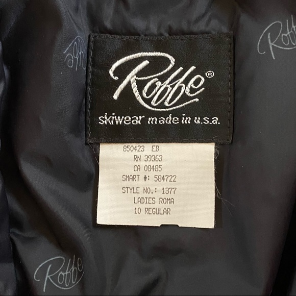 ❌SOLD❌   1980s New Wave Roffe Ski Snowsuit sz 10 - Picture 10 of 12